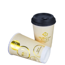 Food grade coffee cup_paper cup fan coated pe_coffee in cups disposable